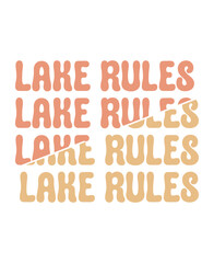 lake rules