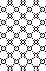 Modern seamless geometric hexagon shapes repeated pattern design vector element in black color 