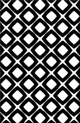 Modern seamless geometric hexagon shapes repeated pattern design vector element in black color 