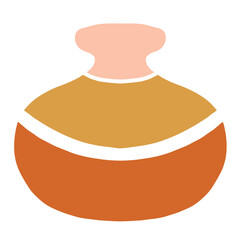 Graphic Svg elements boho style flowers peace love 70s 