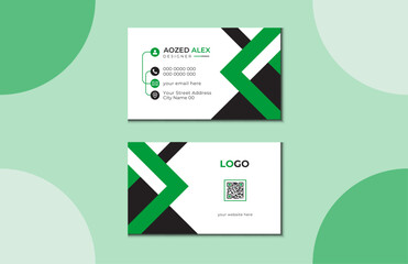 Luxury And Futuristic Business Card Template. Flat And Modern Business Card Template.