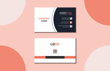 Minimal Business Card Design. Corporate Visiting Card Template. Luxury Business Card Template. Visiting Card Template.