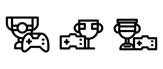 championship icon or logo isolated sign symbol vector illustration - high quality black style vector icons