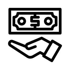 give sponsership icon or logo isolated sign symbol vector illustration - high quality black style vector icons