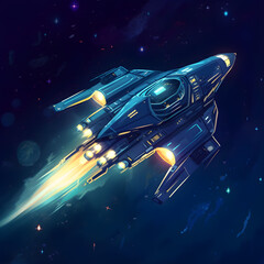 Space shuttle illustration