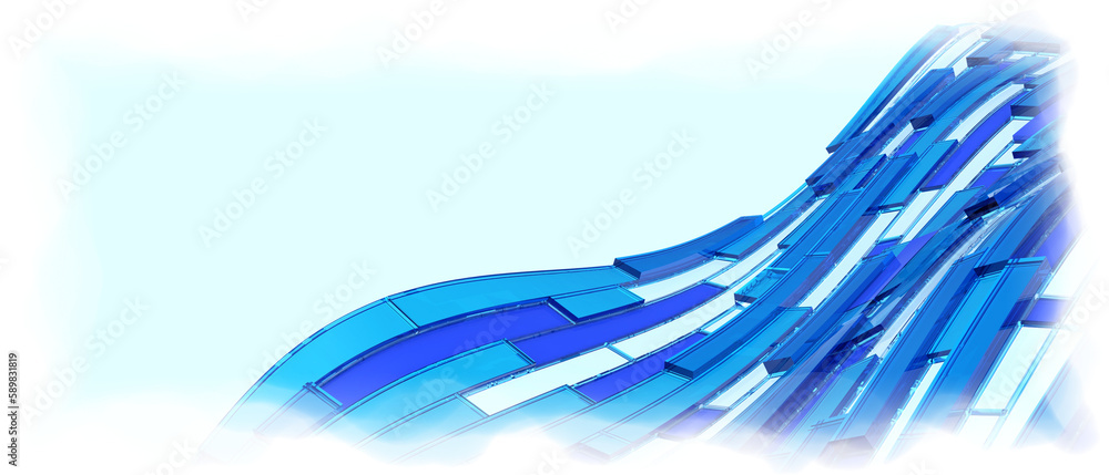 Poster abstract futuristic technology background. business success and target with digital wave and innovat
