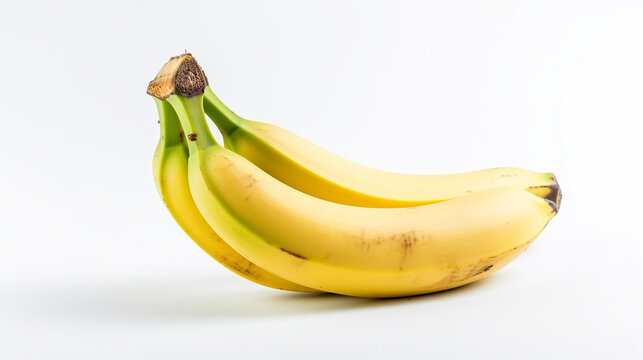 isolated delicious looking yellow banana
