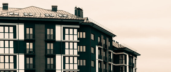 New apartment building
