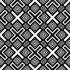 Black and white abstract patterns.Seamless monochrome repeating pattern for web page, textures, card, poster, fabric, textile.