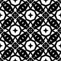 Black and white abstract patterns.Seamless monochrome repeating pattern for web page, textures, card, poster, fabric, textile.