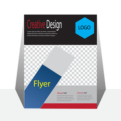 Corporate creative colorful business flyer template design set, abstract business flyer, vector template design or business poster template design