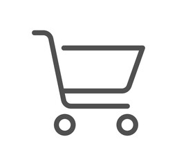 E commerce and online shopping icon outline and linear vector.