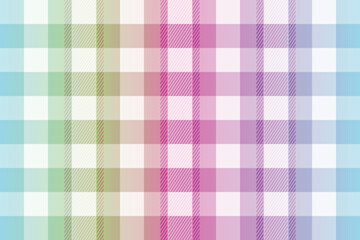 Vector seamless pastel gingham tartan check plaid