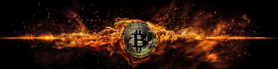 Design and futuristic environments, Bitcoin, smartphone, graphic characters, 2D and 3D buildings