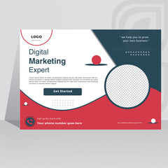 Digital business marketing banner for social media post template. vector design