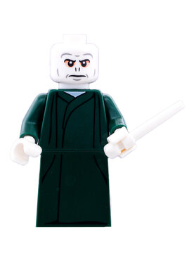 Dortmund - Deutschland 7. April 2023 Lego Minifigure Lord Voldemort