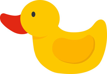 duck toy flat element, toys element.