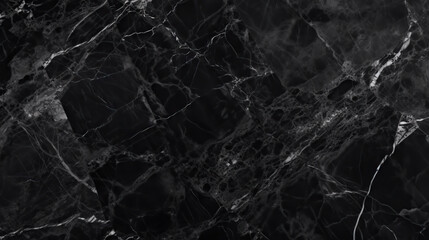 Obraz na płótnie Canvas Natural black marble texture background. Based on Generative AI