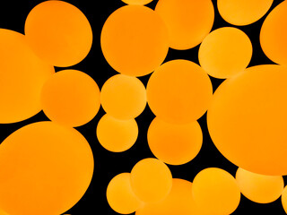 orange, flow, molecules, cells, multiply, dynamic, fluid, balloon, fly, geometric, ball, bubble, circle, color, decoration, shape, round, pattern, abstract