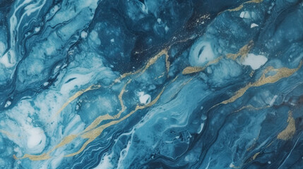 Natural blue marble texture background. Based on Generative AI