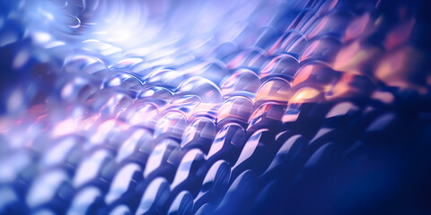 Fototapeta premium Dynamic curves of beam stream stripes.Flowing or network field,cyber synthetics in spiral and swirl shape,colorful creativity art background.generative ai technology