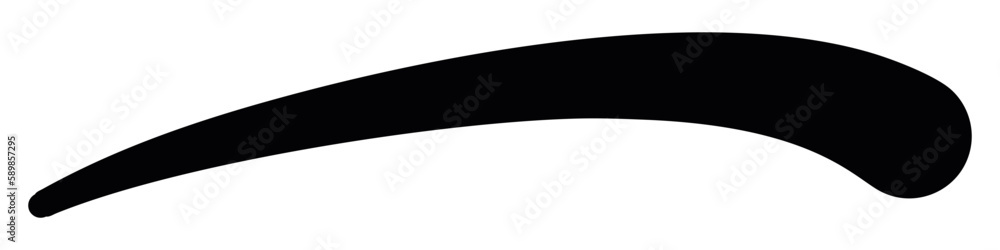 Poster abstract wavy thin line. squiggle elements banner. pattern with scribble, wiggle and undulate. vecto