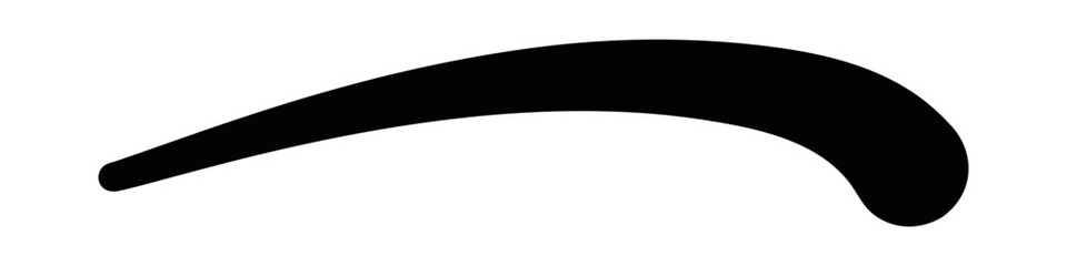 Abstract wavy thin line. Squiggle elements banner. Pattern with scribble, wiggle and undulate. Vector isolated illustration