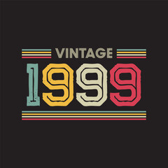 1999 vintage style t shirt design vector