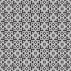 Vector seamless models. Modern stylish texture. Composition from regularly repeating geometrical element. Monochrome, simple. Vector illustrations.