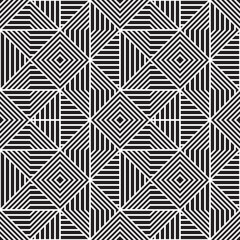 Vector seamless models. Modern stylish texture. Composition from regularly repeating geometrical element. Monochrome, simple. Vector illustrations.