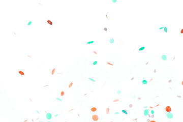 Abstract background with multicolored confetti.