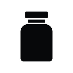 medicine bottle, icon, vector, template, design, flat,logo, collection