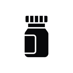 medicine bottle, icon, vector, template, design, flat,logo, collection