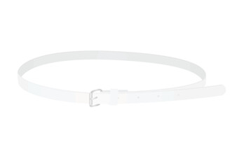 White female belt. vector illustration