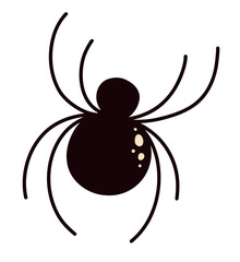 Halloween party holiday pumpkin spooky elements vector