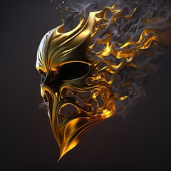 The Mythical Power of the Golden Mask: A Journey to a World of Legends and Beliefs made with Generative AI