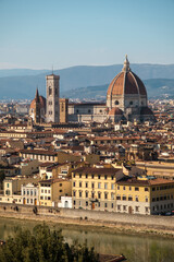 Fototapeta na wymiar View of Florence from Piazzale Michelangelo, Florence, Italy