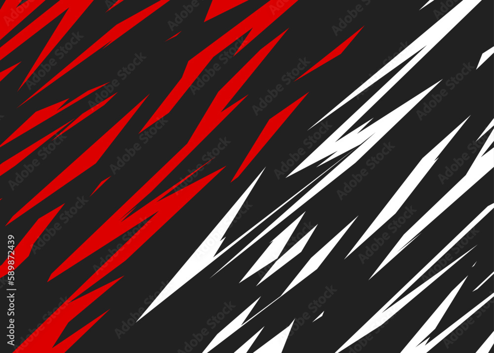Aufkleber Abstract background with seamless sharp and slash line pattern. Raw scratch pattern