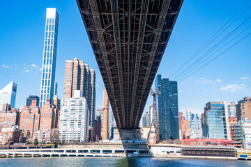 Fototapeta na wymiar NYC skyline buildings backgrounds travel destination