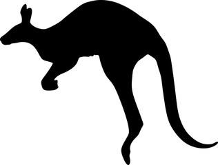 kangaroo silhouette,vector,illustration file