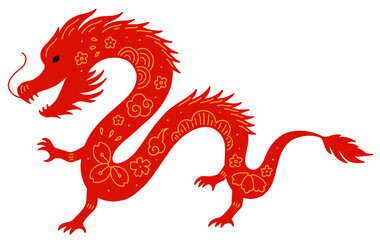 Lunar new year holiday vector elements 