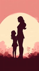 Plakat A Mother's Love Generative AI