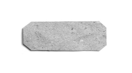 torn paper isolated on white background.