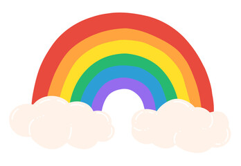 LGBT peace love rainbow collection elements