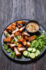 Lechon Kawali, filipino crispy fried pork belly
