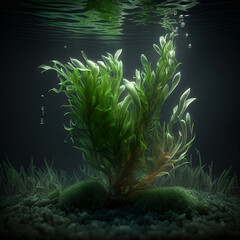 Obraz premium Seaweed - Generative AI