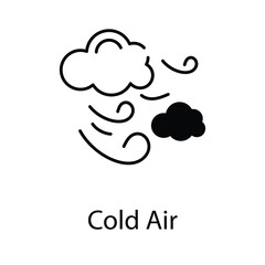 Cold Air icon. Suitable for Web Page, Mobile App, UI, UX and GUI design
