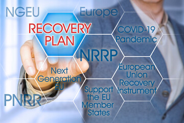 The European Recovery and Resilience Plan against the crisis of the Covid virus pandemic - Concept...
