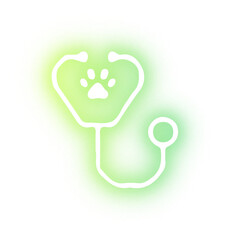 Set of pet shop neon