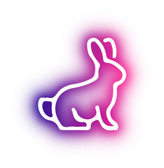 Set of pet shop neon